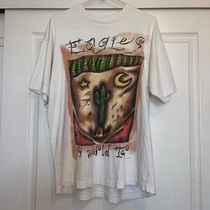Vintage 90s Eagles World Tour Band T-Shirt 1994 Rock Pop Band Deadstock XL